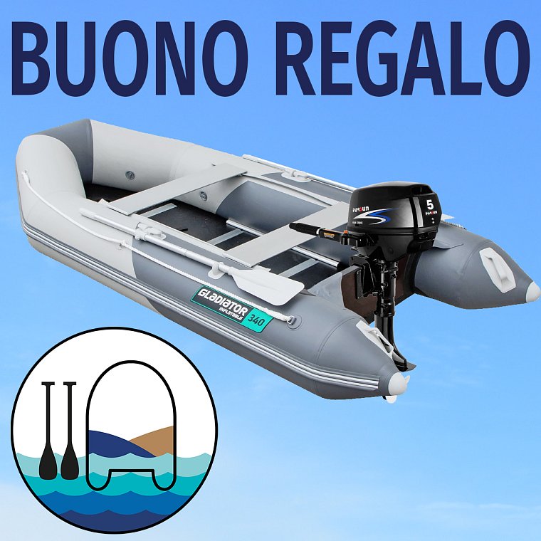 Buono regalo per l'acquisto di una barca su Pagaiate.it