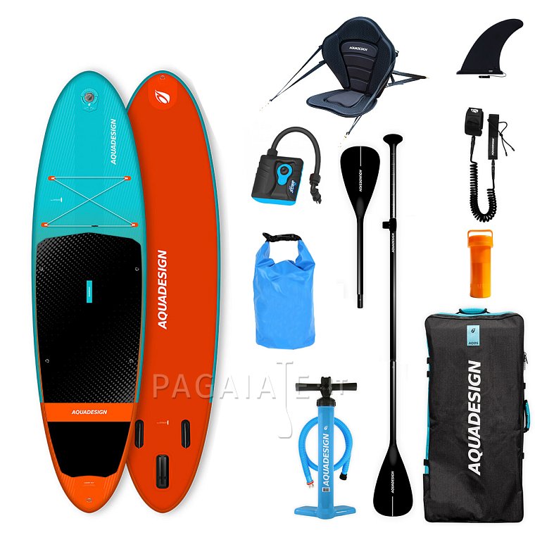 Paddleboard AQUADESIGN Luckey 10'2 COMBO - nafukovací