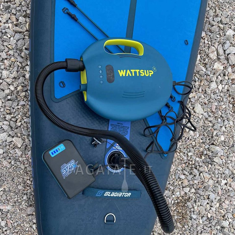 Pompa elettrica WATTSUP Swift 12V fino a 20PSI per SUP e kayak gonfiabili