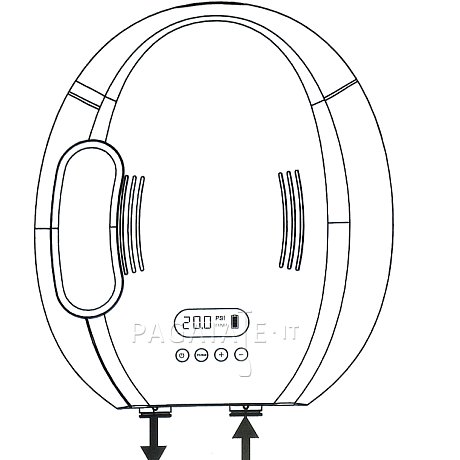 Pompa elettrica WATTSUP Swift 12V fino a 20PSI per SUP e kayak gonfiabili