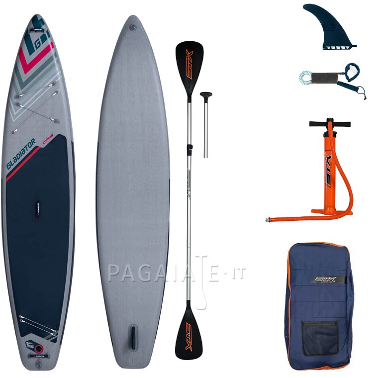 Paddleboard GLADIATOR ORIGIN 12'6 MINICOMBO Special Edition Touring - nafukovací 22 PSI dvoj-vrstvý